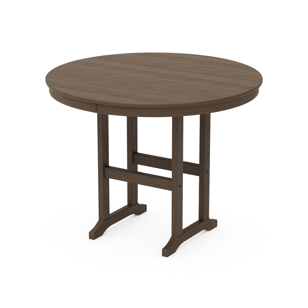 48 Round Farmhouse Counter Table