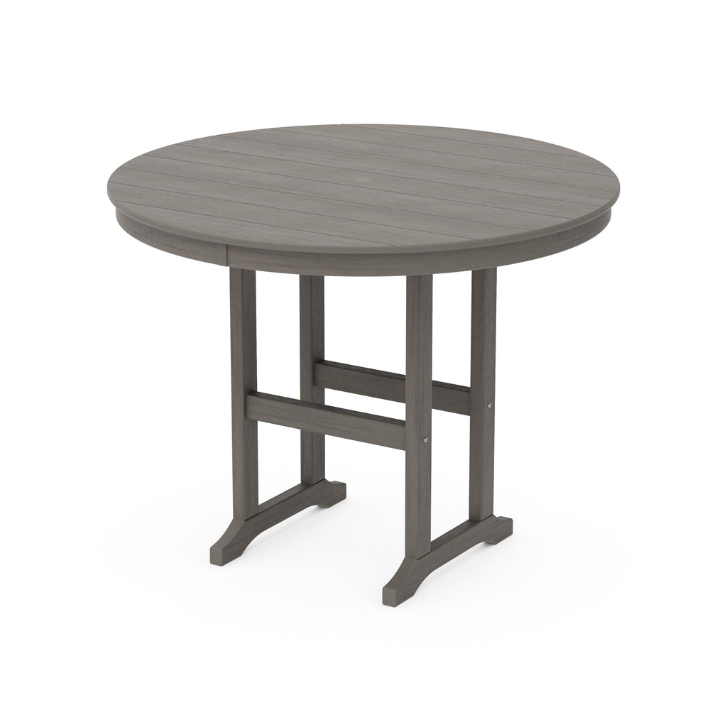 48 Round Farmhouse Counter Table