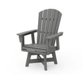 Nautical Curveback Adirondack Swivel Dining Chair