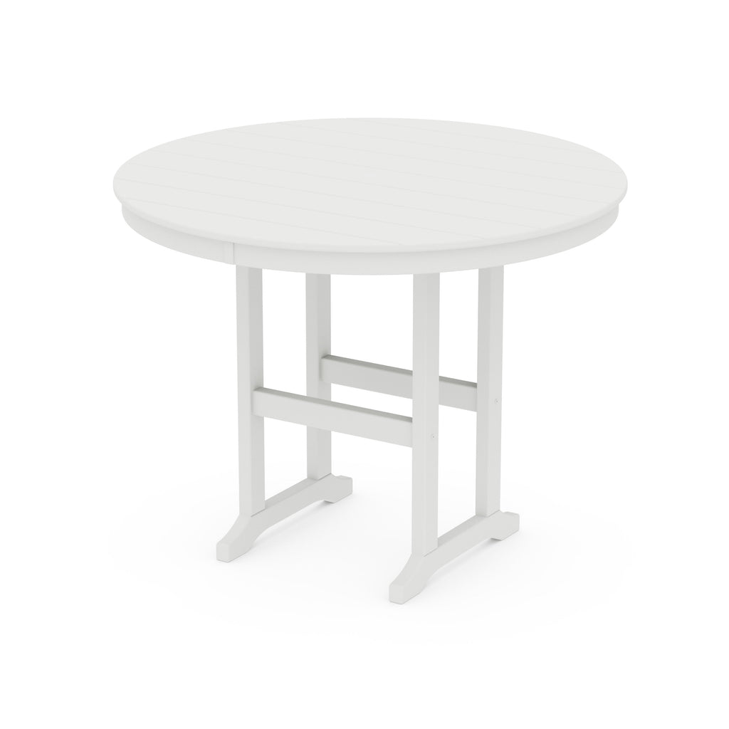 48 Round Farmhouse Counter Table