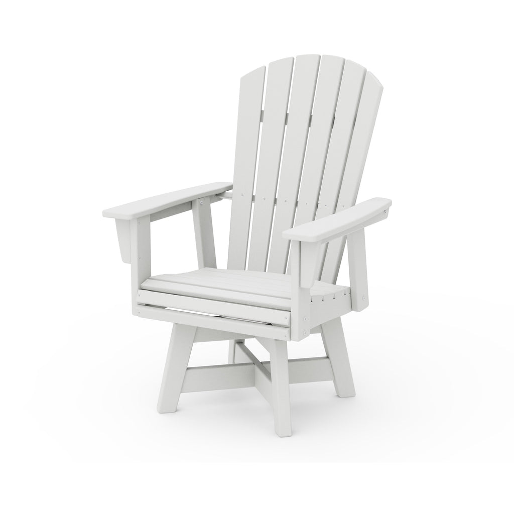 Nautical Curveback Adirondack Swivel Dining Chair