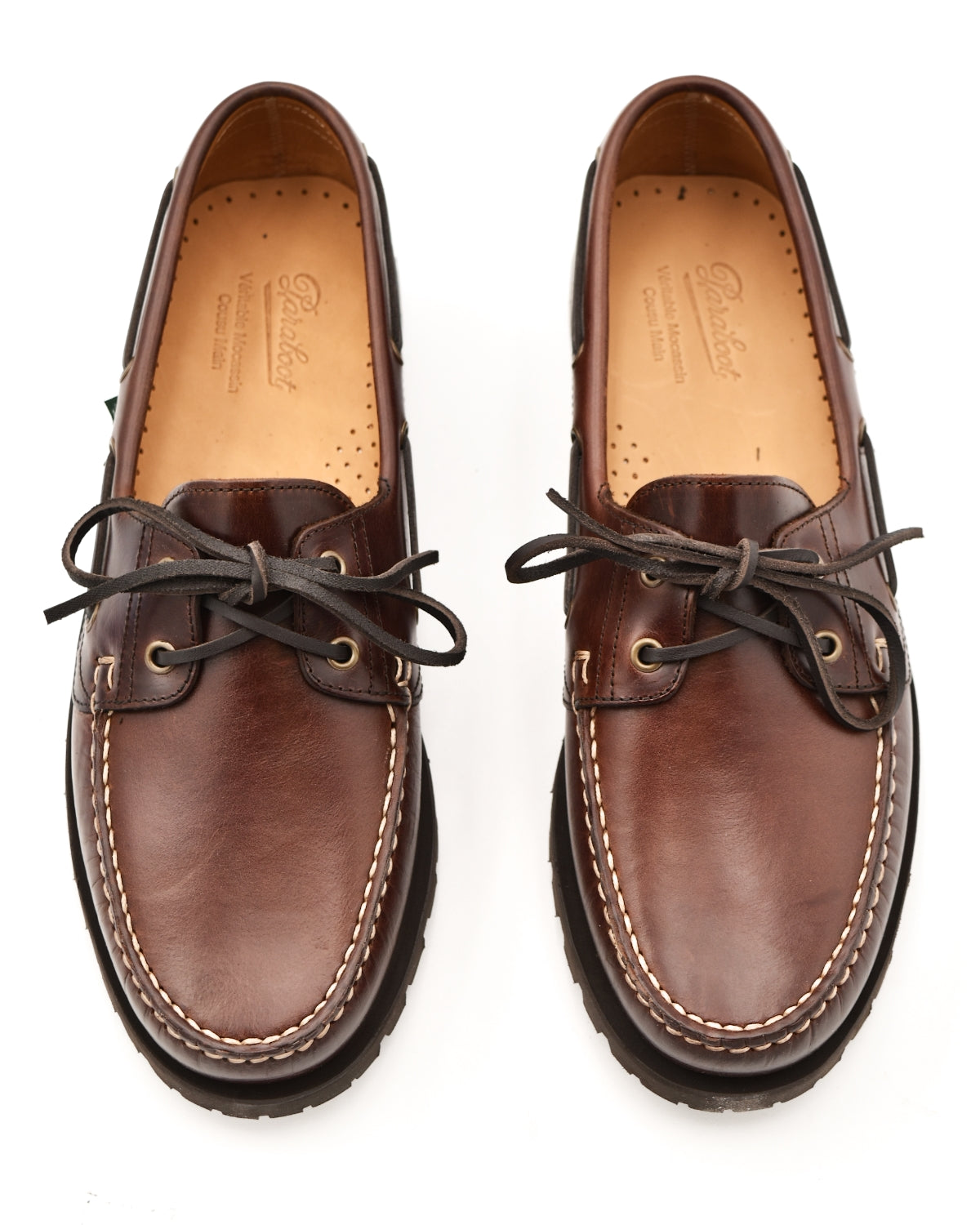 Paraboot Malo Lugged Boat Shoe in Ecorce