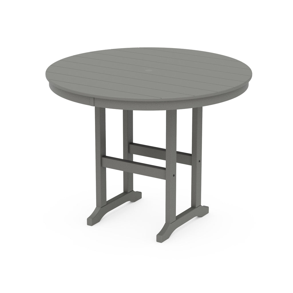 48 Round Farmhouse Counter Table