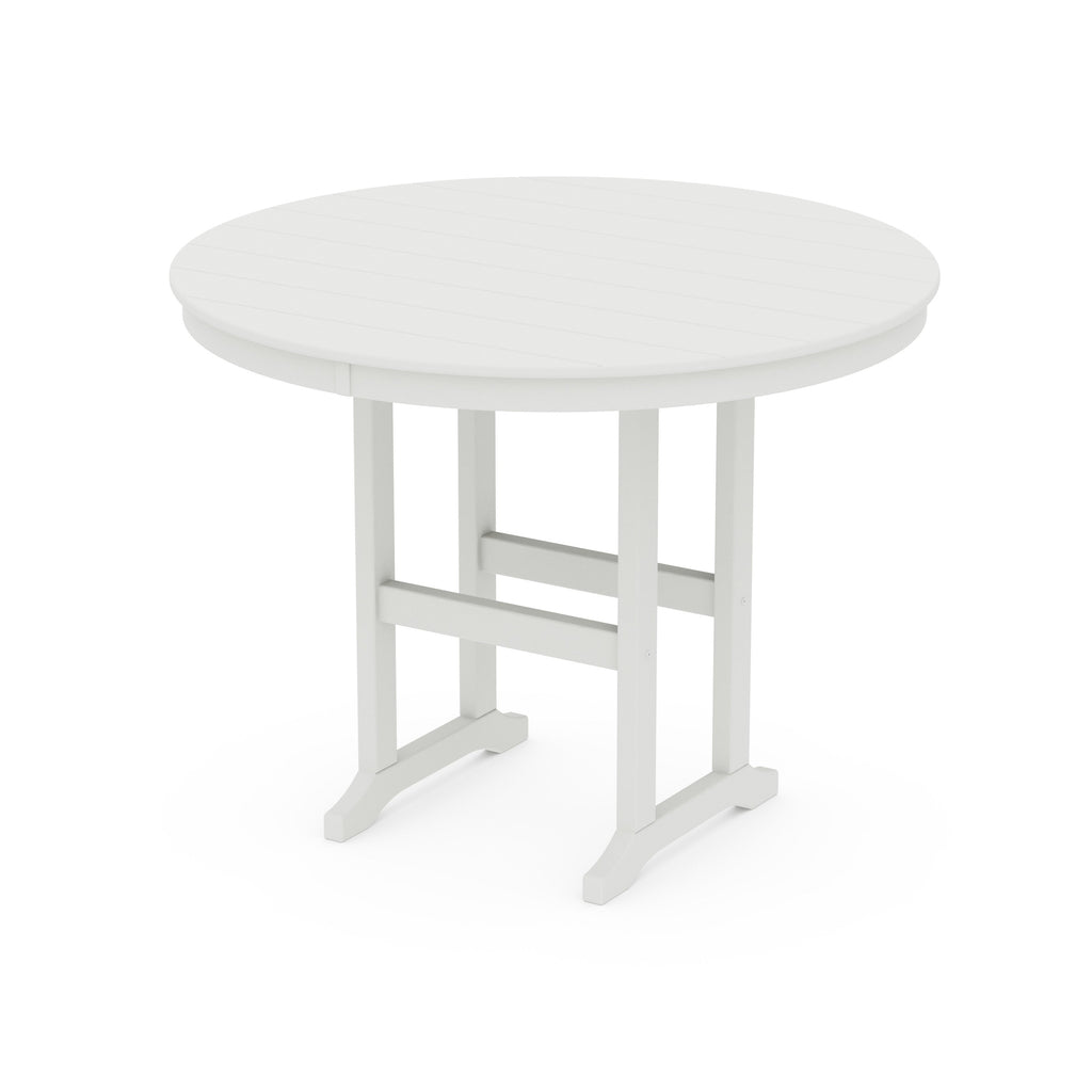 48 Round Farmhouse Counter Table